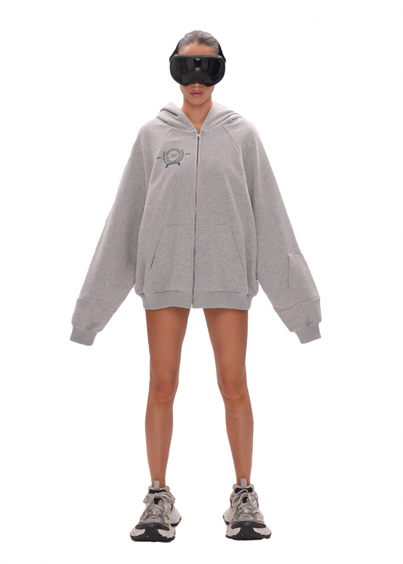 Худи ZIP - melange