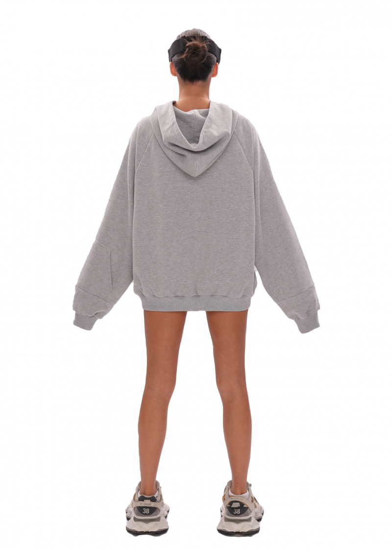 Худи ZIP - melange