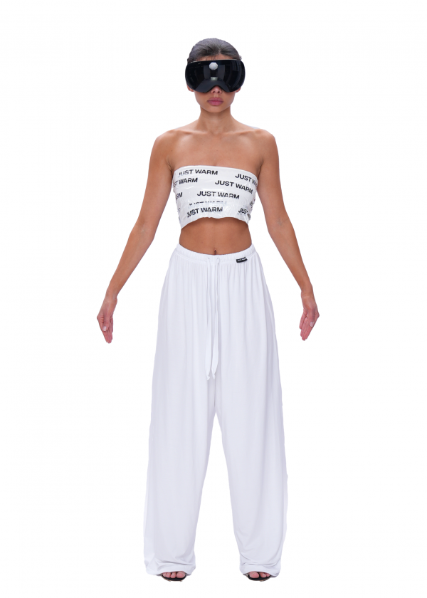 Джоггеры VISCOSE - white