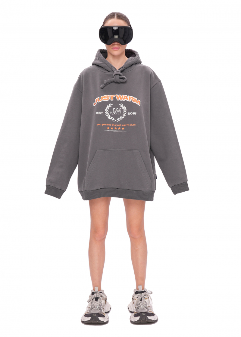 Худи UNIVERSITY 2.0 - dark grey