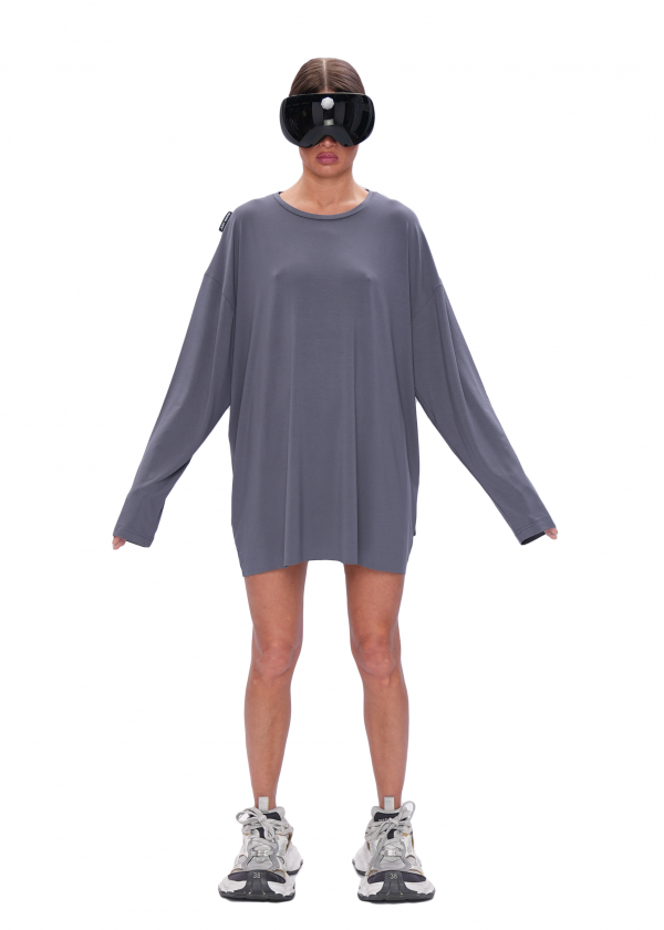 Лонгслив VISCOSE - dark grey