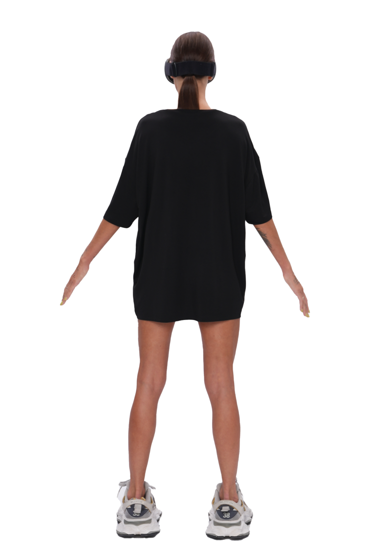 Футболка VISCOSE LOGO - black