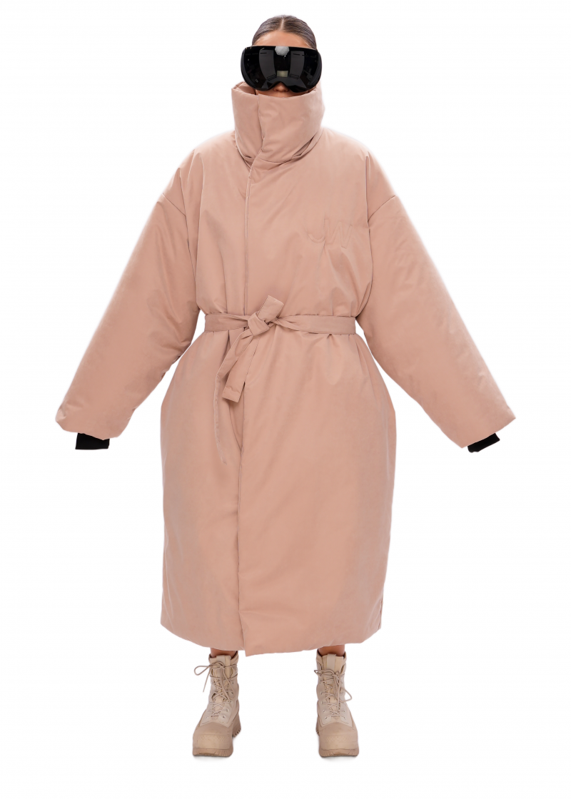 Длинная куртка TAKE - nude