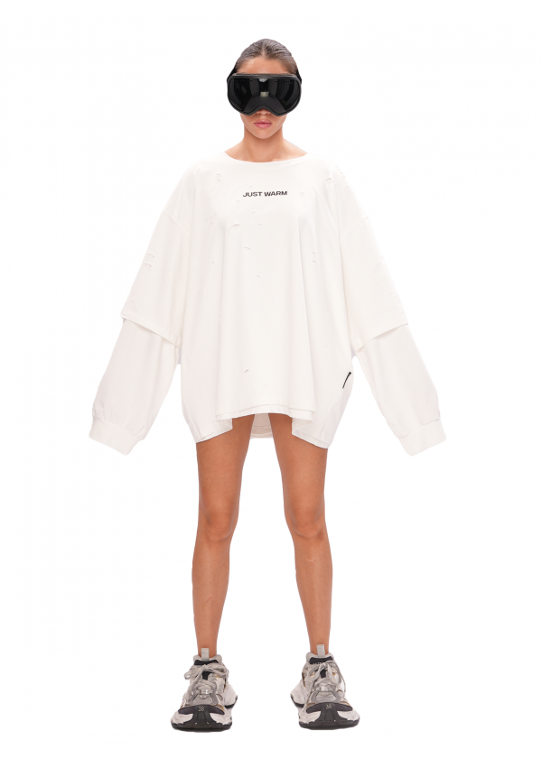 Лонгслив GRUNGE - milk