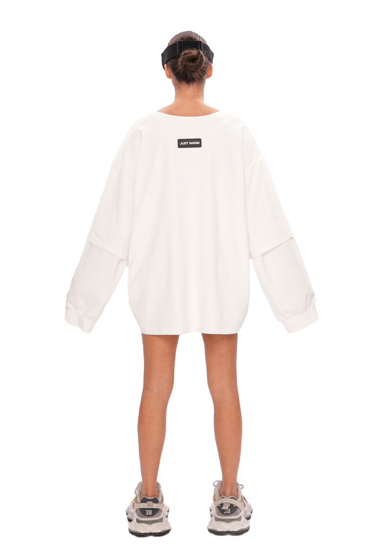 Лонгслив GRUNGE - milk