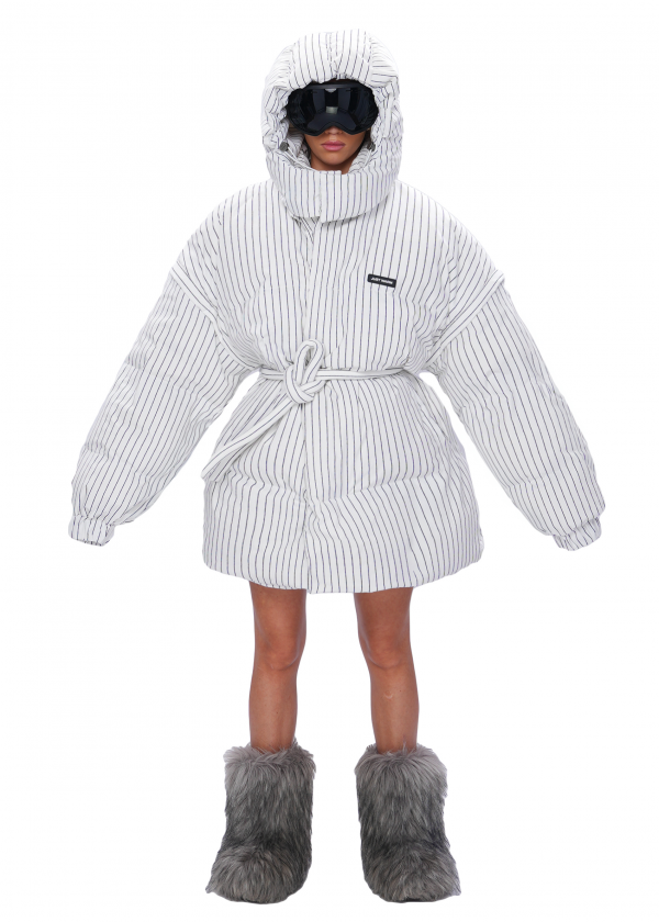 Пуховик CLOUD - white/black