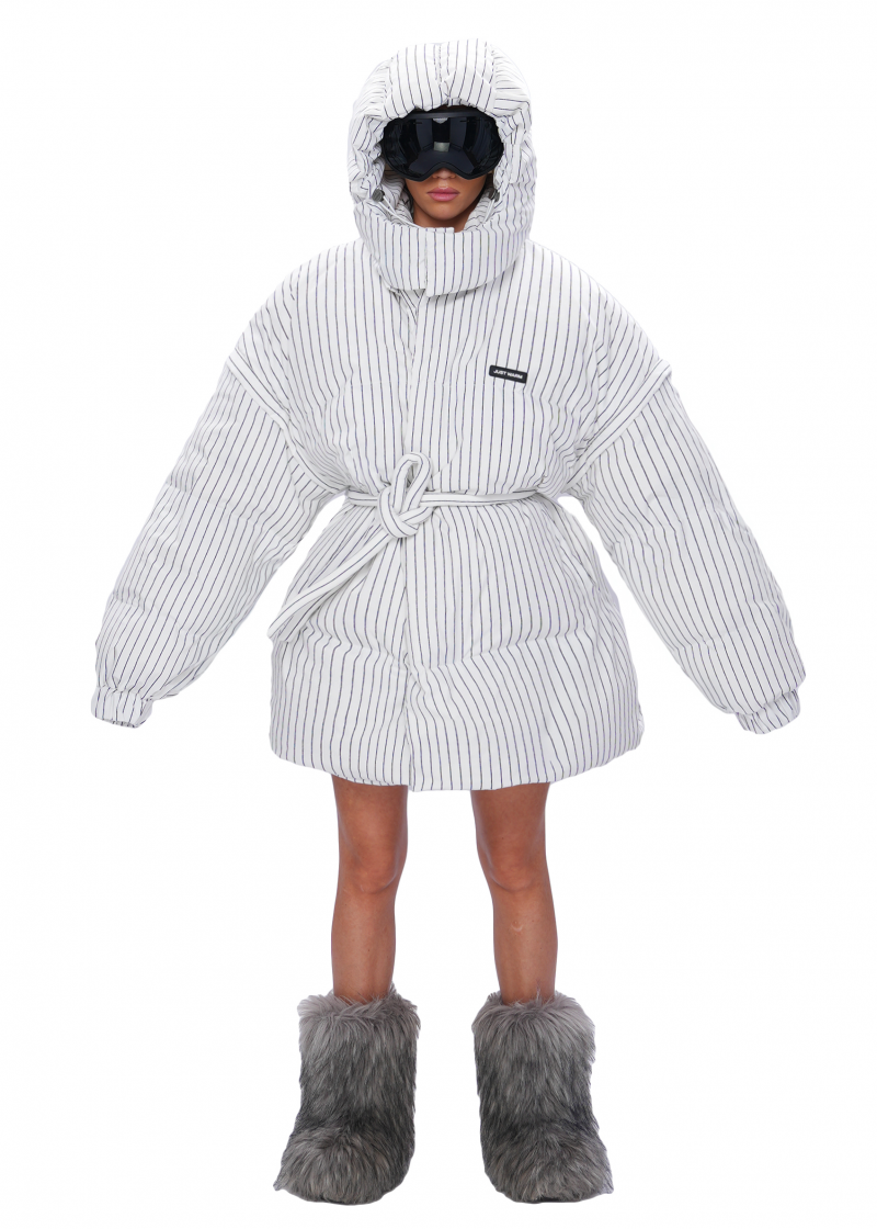 Пуховик CLOUD - white/black