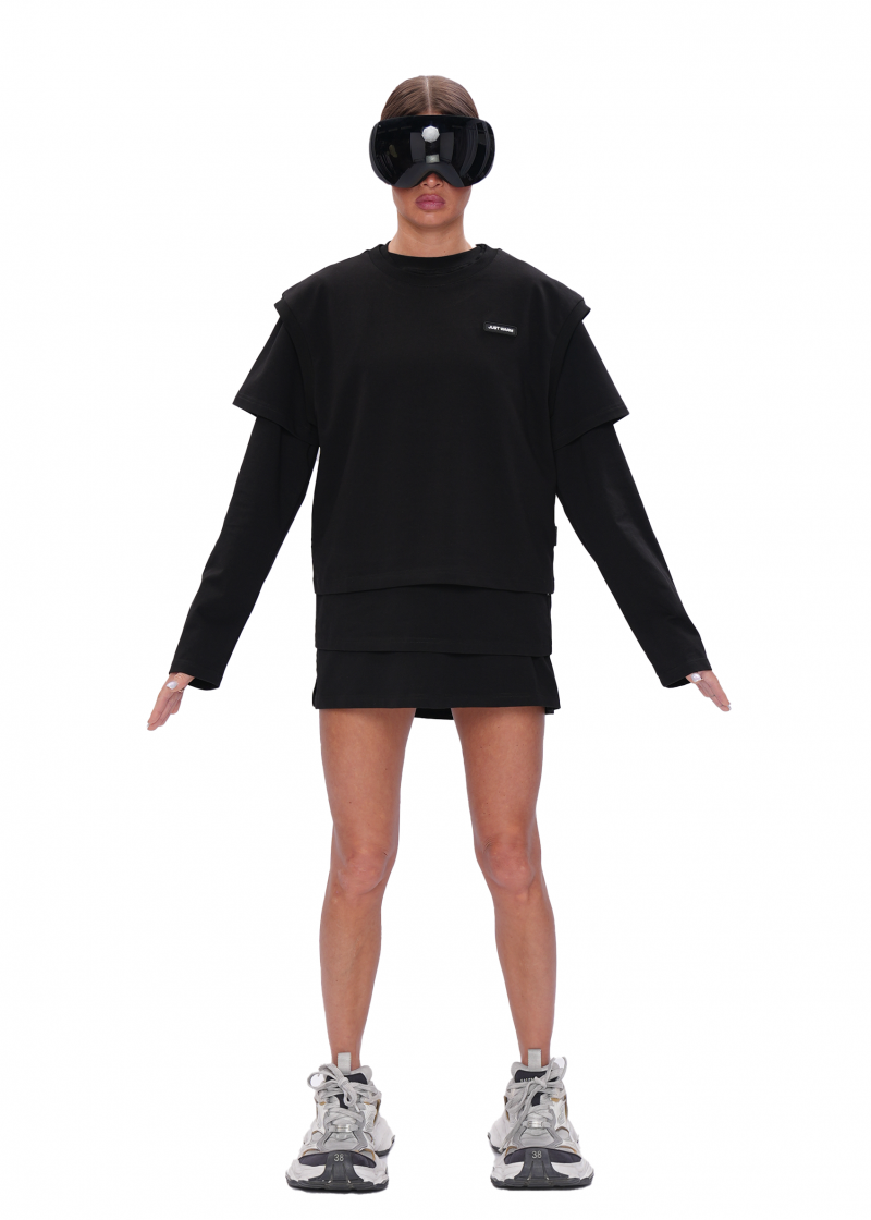 Лонгслив 3 in 1 - black