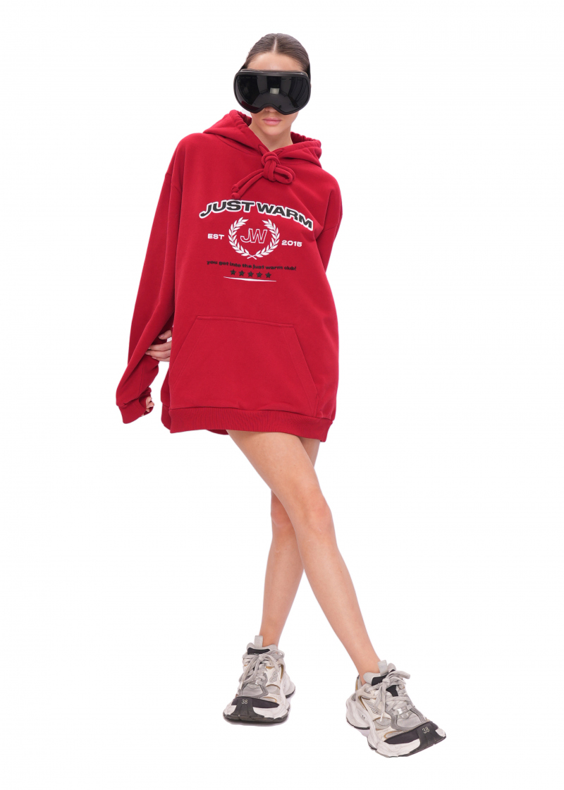 Худи UNIVERSITY 2.0 - red