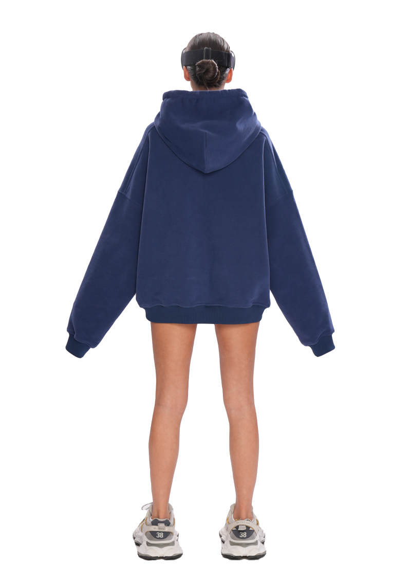 Худи COLLEGE - deep blue