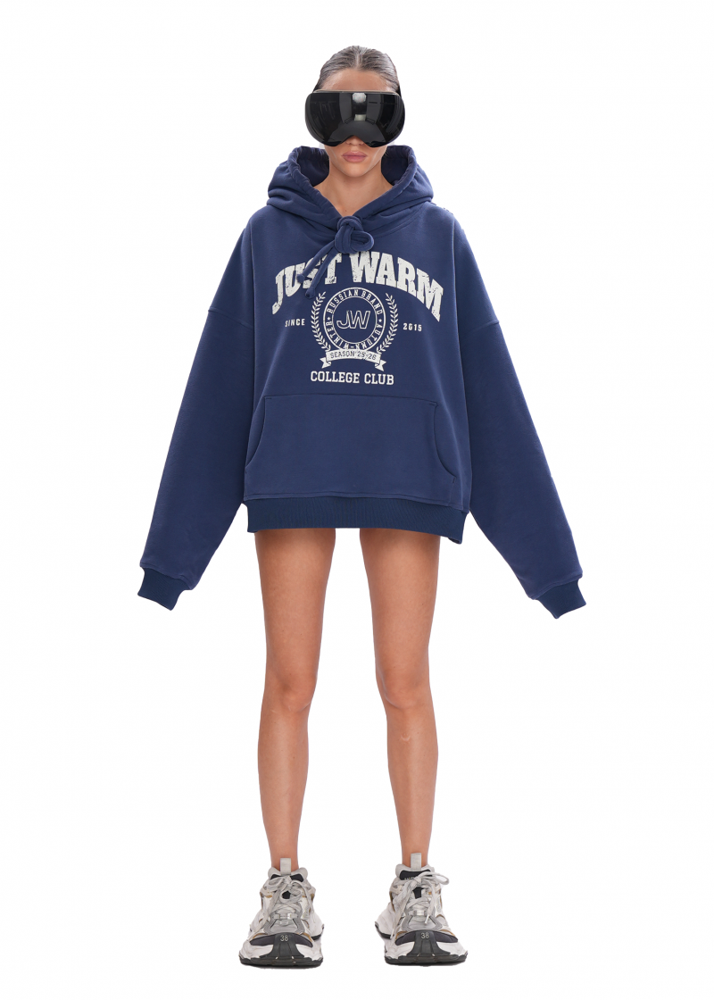 Худи COLLEGE - deep blue