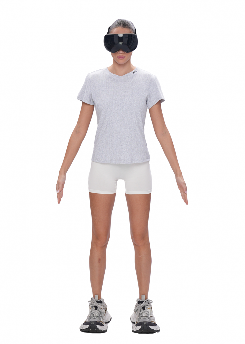 Футболка SOFT SLIM - melange