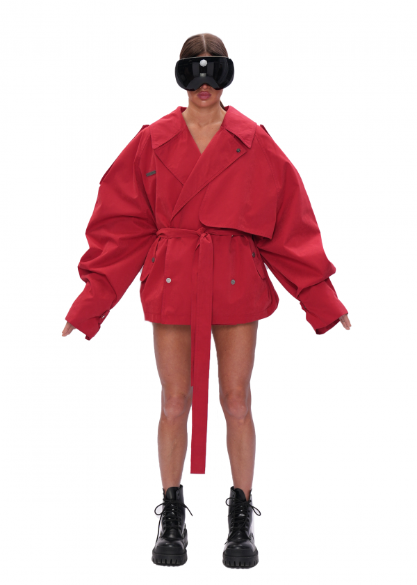 Тренч VOLUME - red