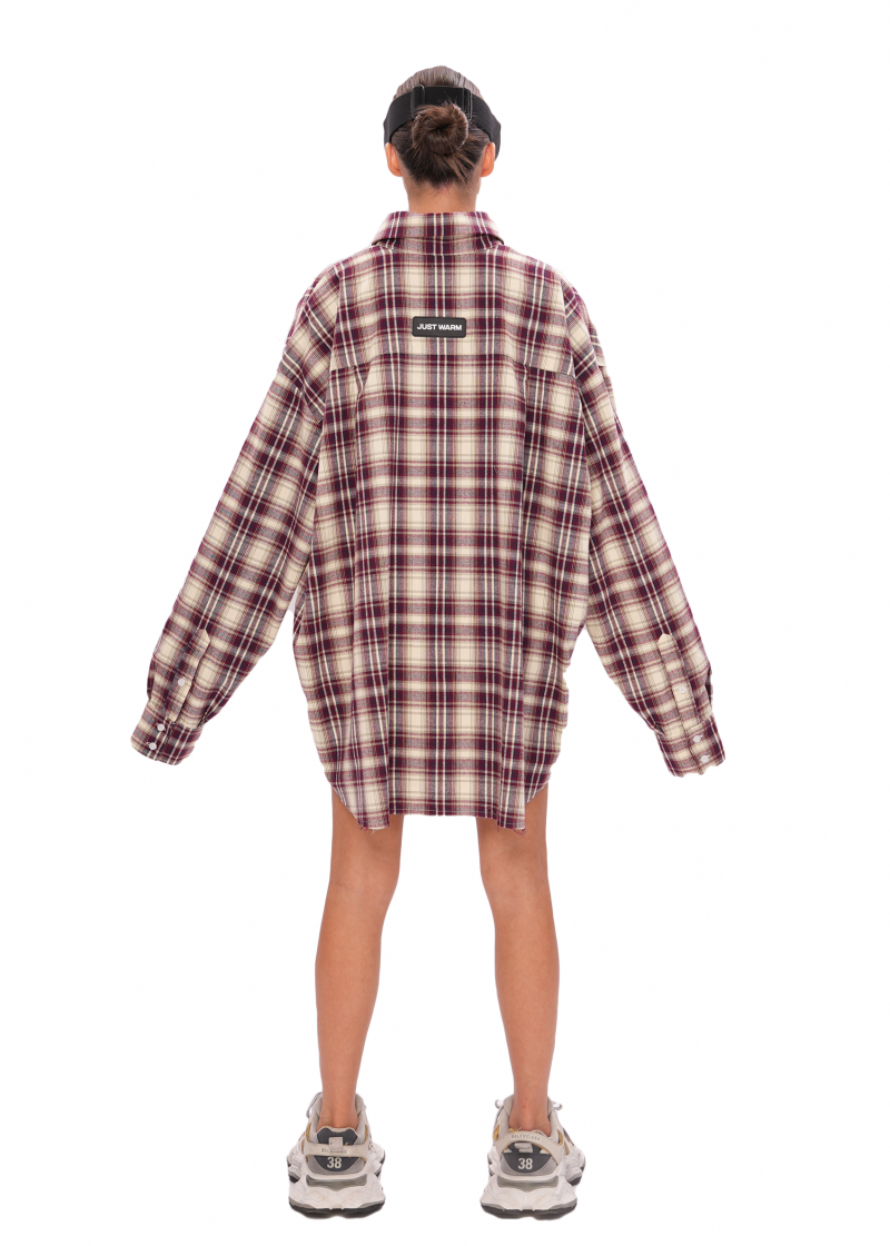 Рубашка VINTAGE - wine