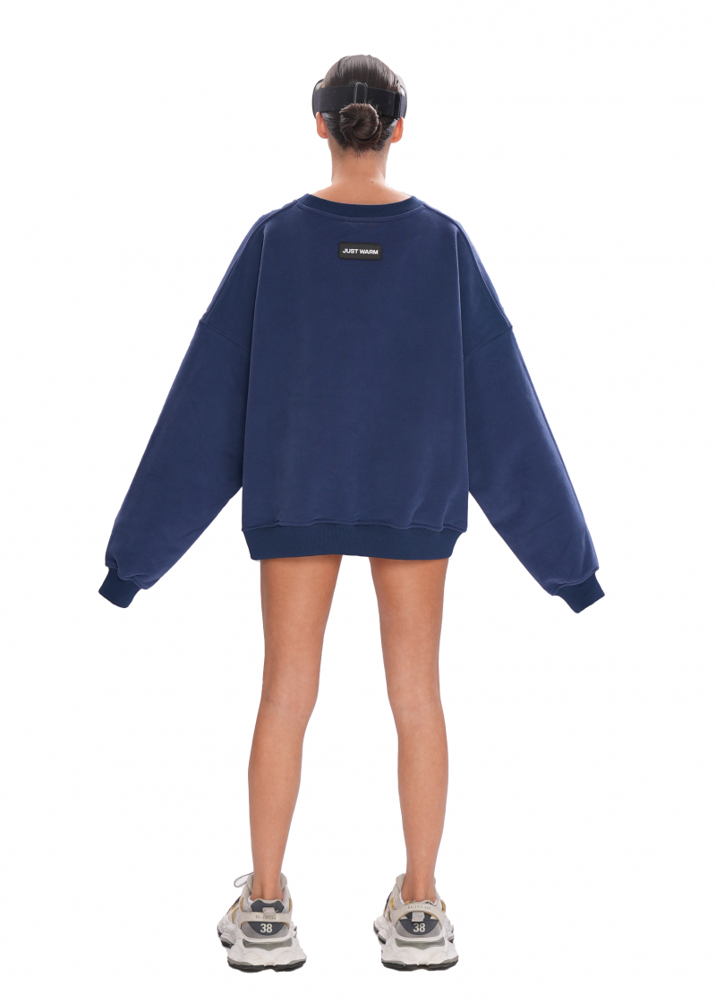 Свитшот COLLEGE - deep blue