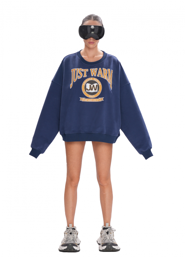 Свитшот COLLEGE - deep blue