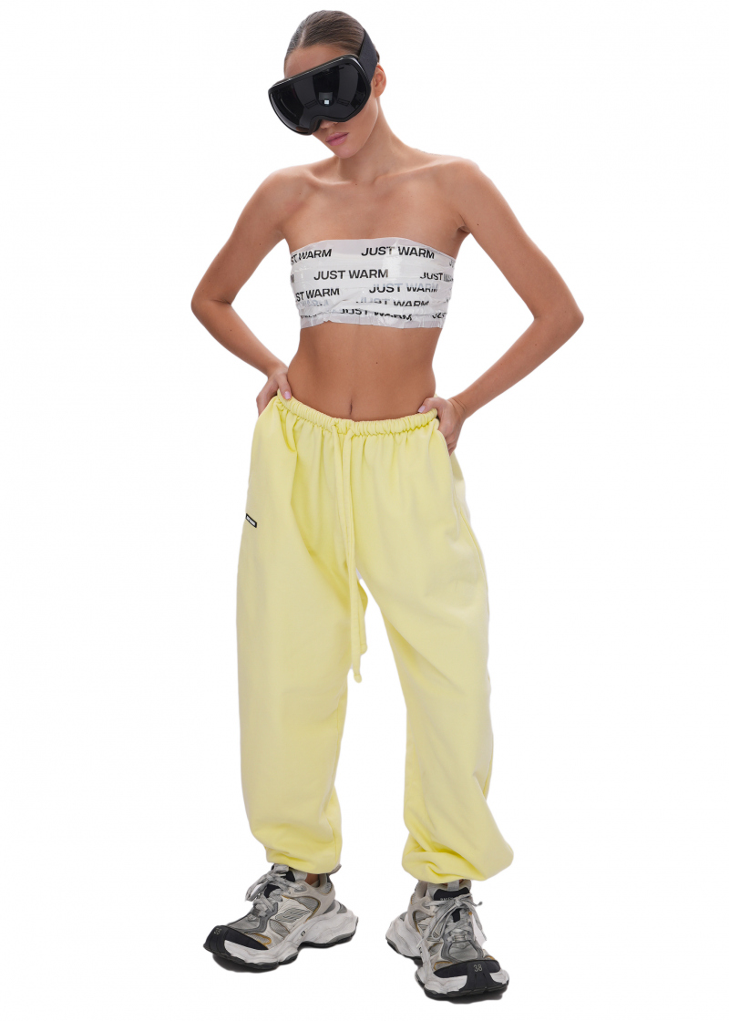 Джоггеры LOGO - lemon