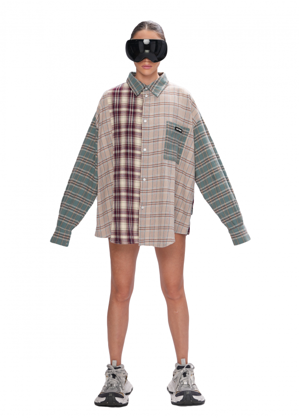 Рубашка VINTAGE трехцветная