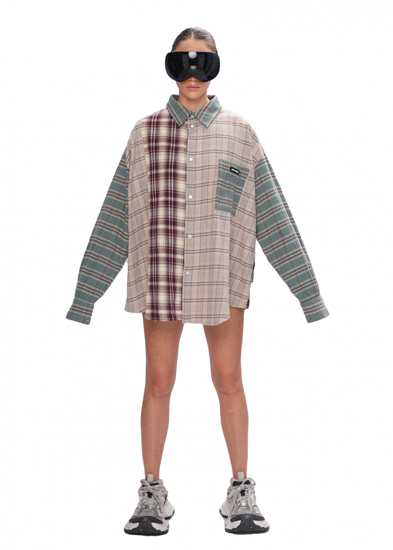 Рубашка VINTAGE трехцветная