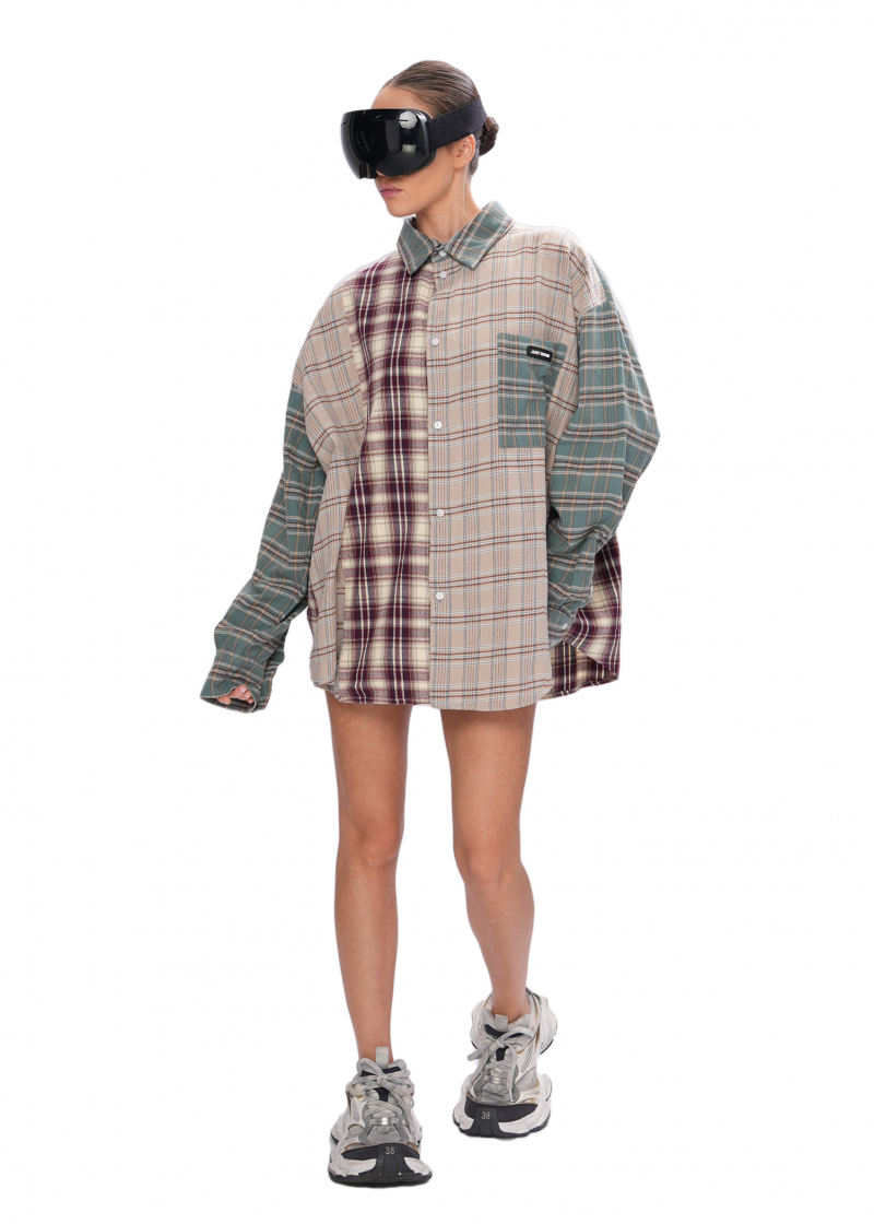 Рубашка VINTAGE трехцветная