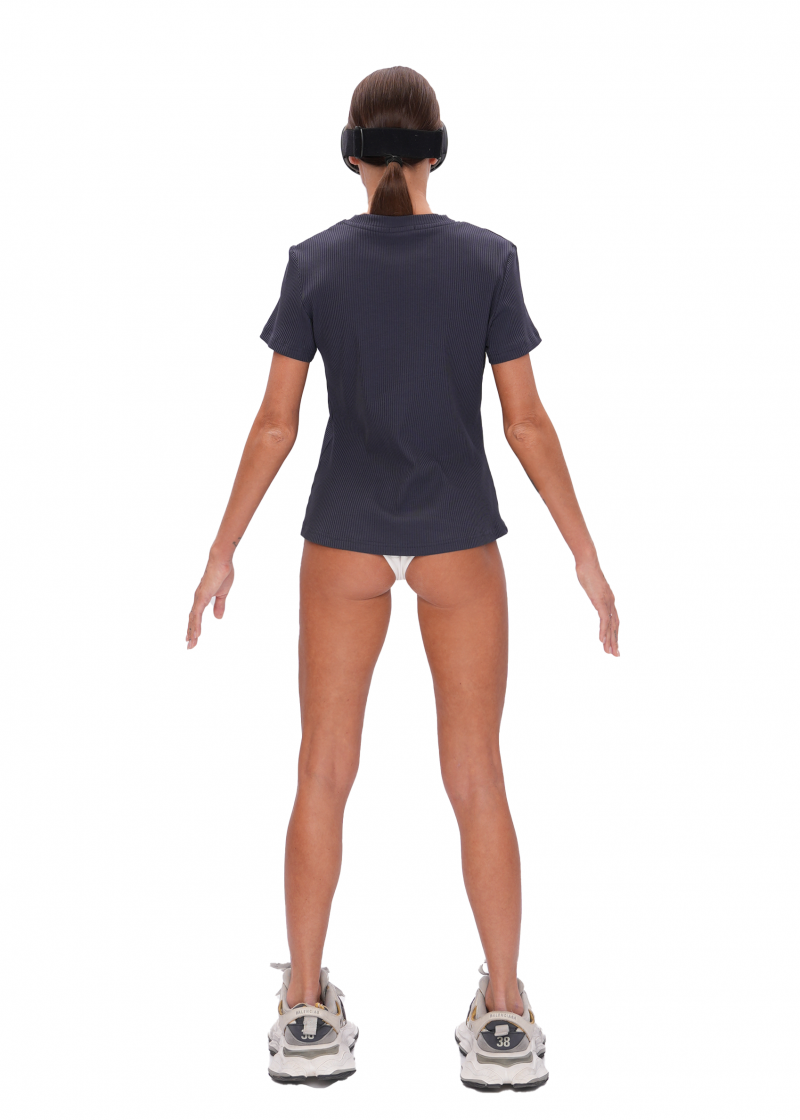 Футболка SOFT SLIM - dark grey