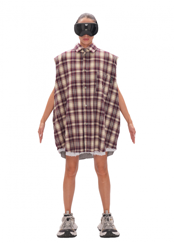 Жилет VINTAGE - wine