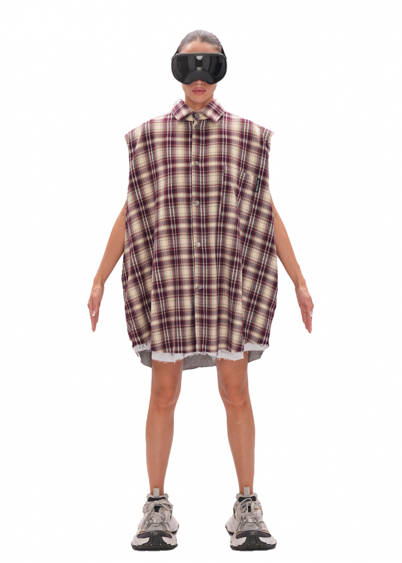 Жилет VINTAGE - wine