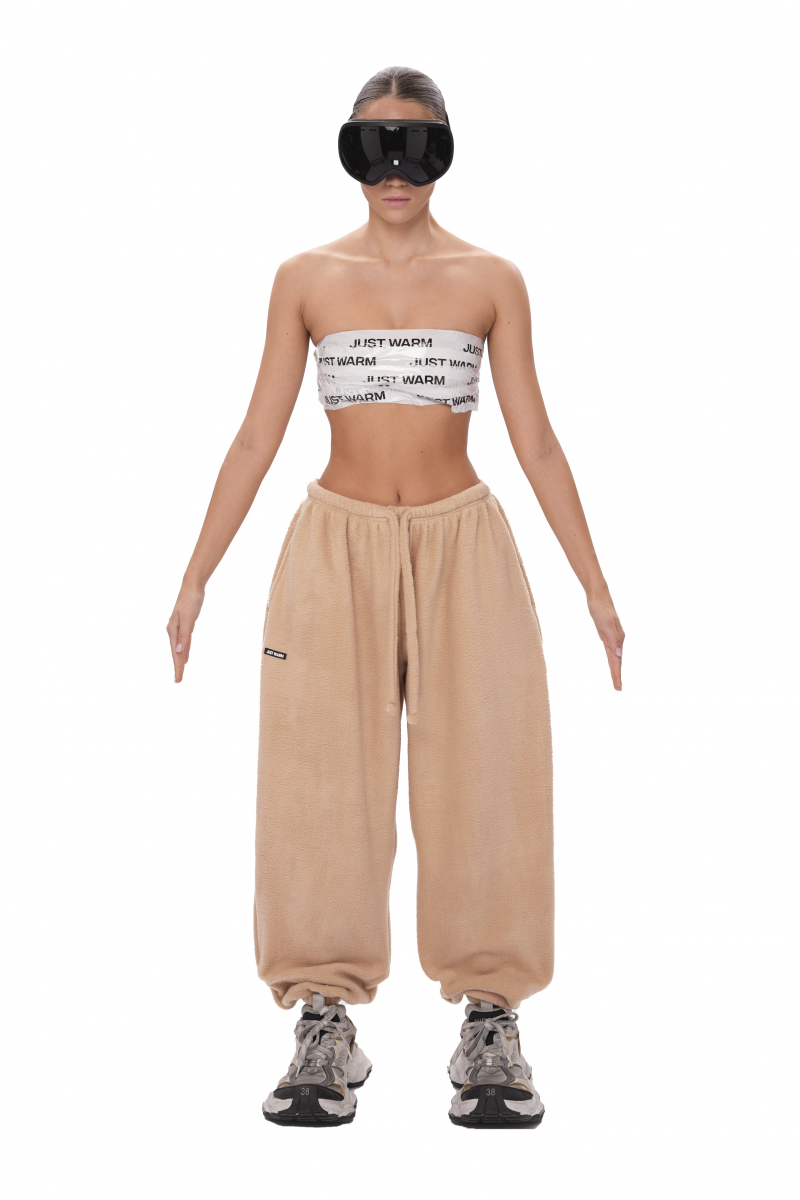 Джоггеры FLEECE - nude