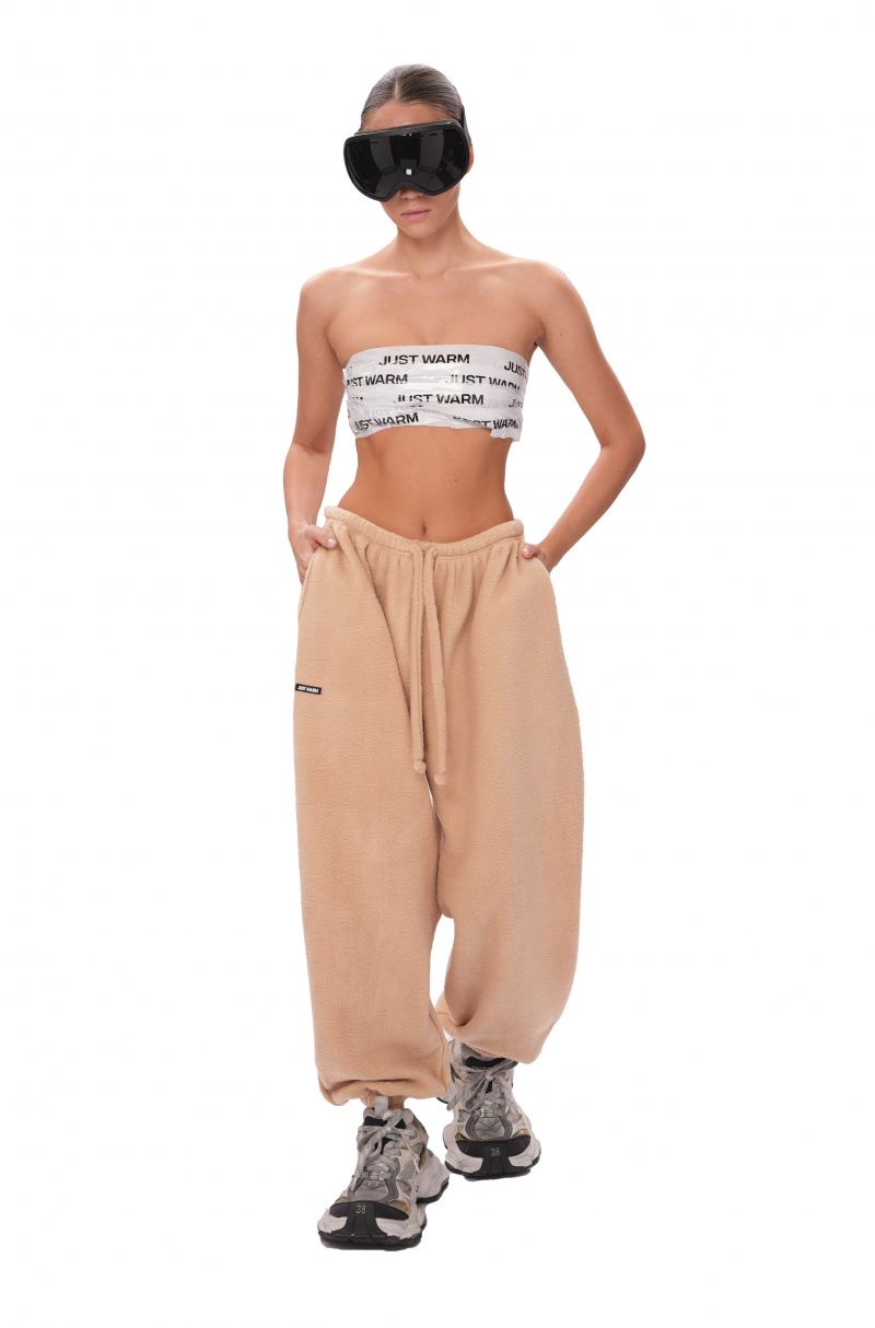 Джоггеры FLEECE - nude
