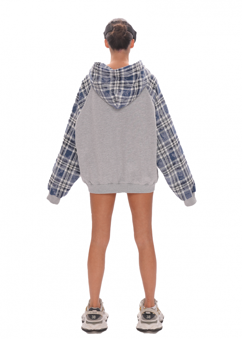 Худи VINTAGE ZIP LIMITED - melange/blue