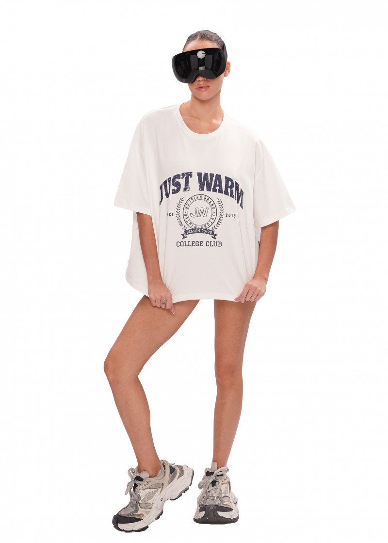 Футболка COLLEGE - milk