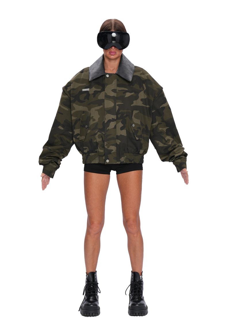 Укороченный бомбер MILITARY